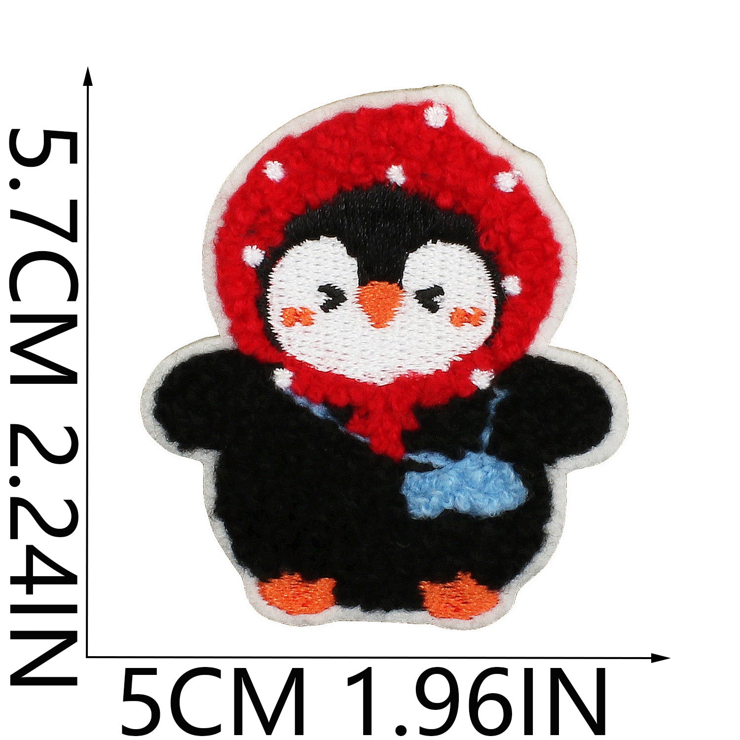 Wholesale Cartoon Cute Hat Penguin Embroidery DIY Patches