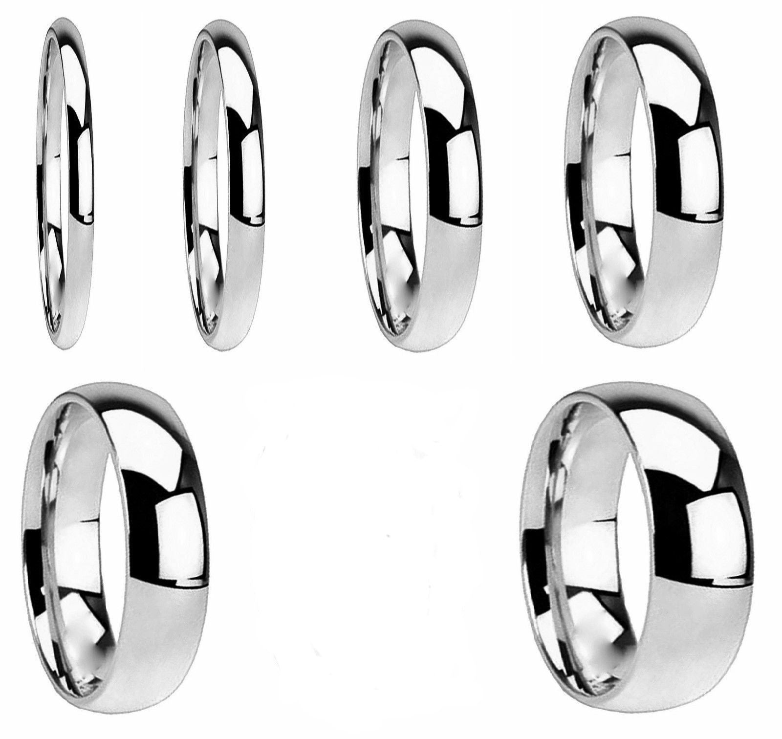 Wholesale Stainless Steel Simple Ring Couple Rings