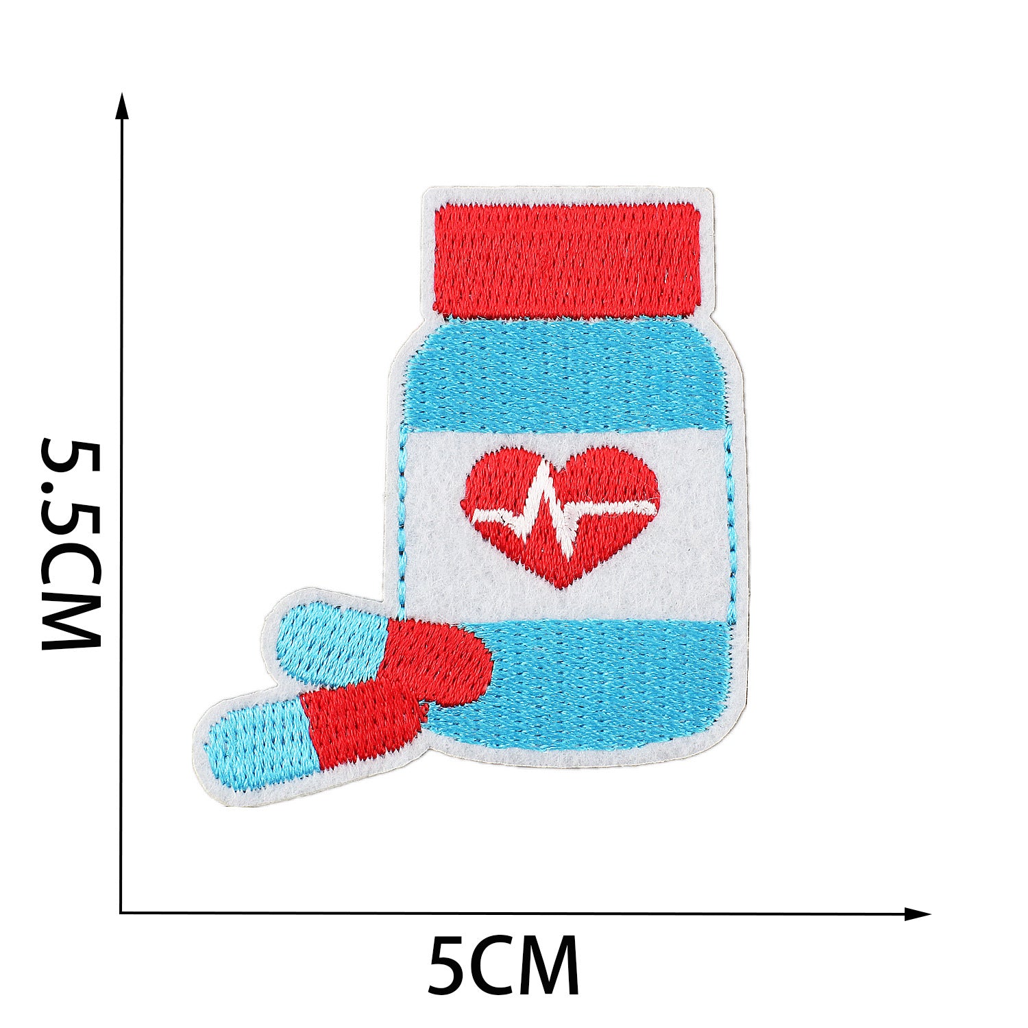 Wholesale Trendy Embroidered Nurse Patch Love Design Iron On Clothing Decorative Patch For Resale