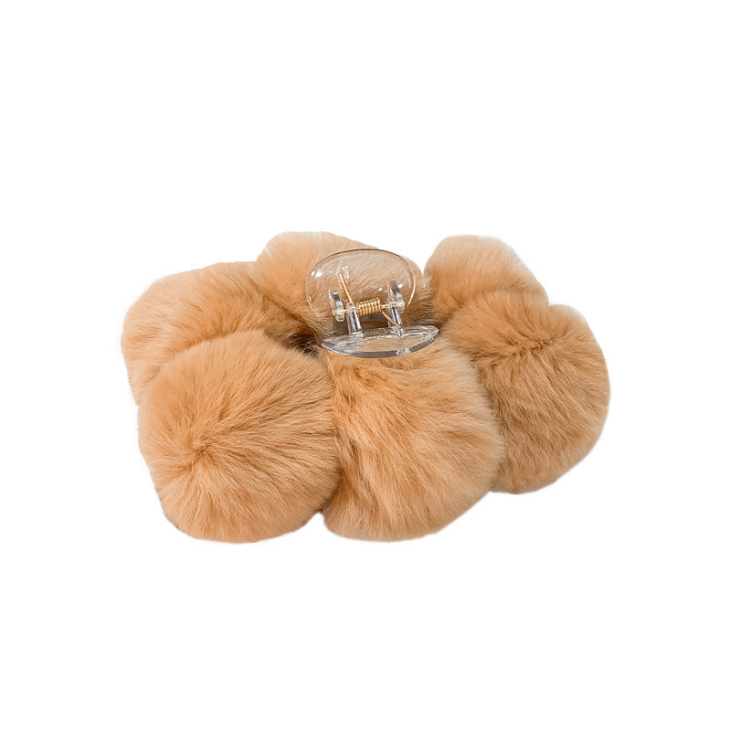 Wholesale Autumn and Winter Plush Hair Clips