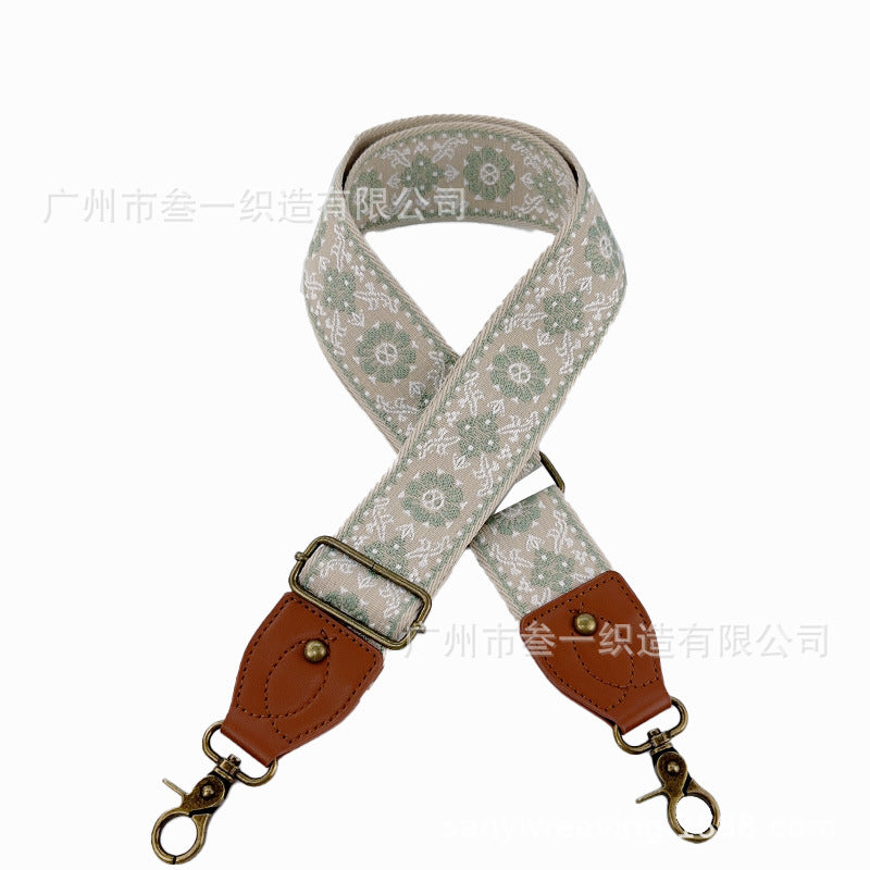 Wholesale Ethnic Style Adjustable Replacement Leather High Quality Bag Strap