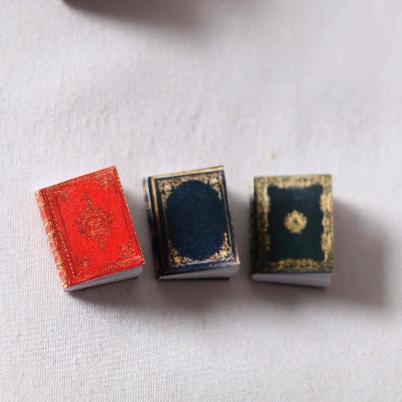 Wholesale 1 12 Miniature Classic Books Set For Dollhouse Study Room Bookshelf Decor Stylish Toy Accessory For Resale