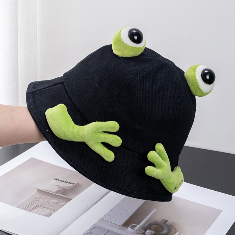 Wholesale Cute Sweet Frog Eyes Bucket Hat