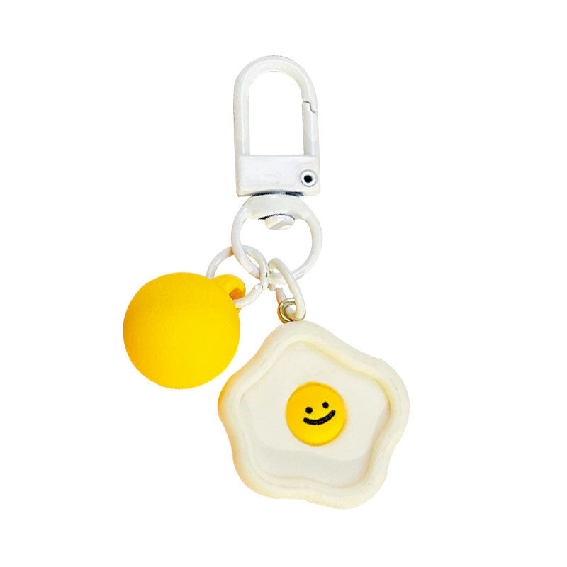Wholesale Cartoon Cute Macaron Color Smile Acrylic Key Ring
