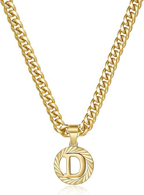 Wholesale Hollow-out 26 gold letter necklace