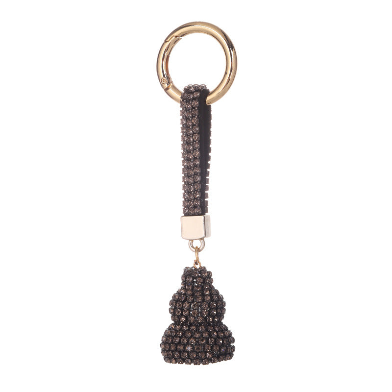 Wholesale Creative Chinese Style Diamond Gourd Alloy Keychains