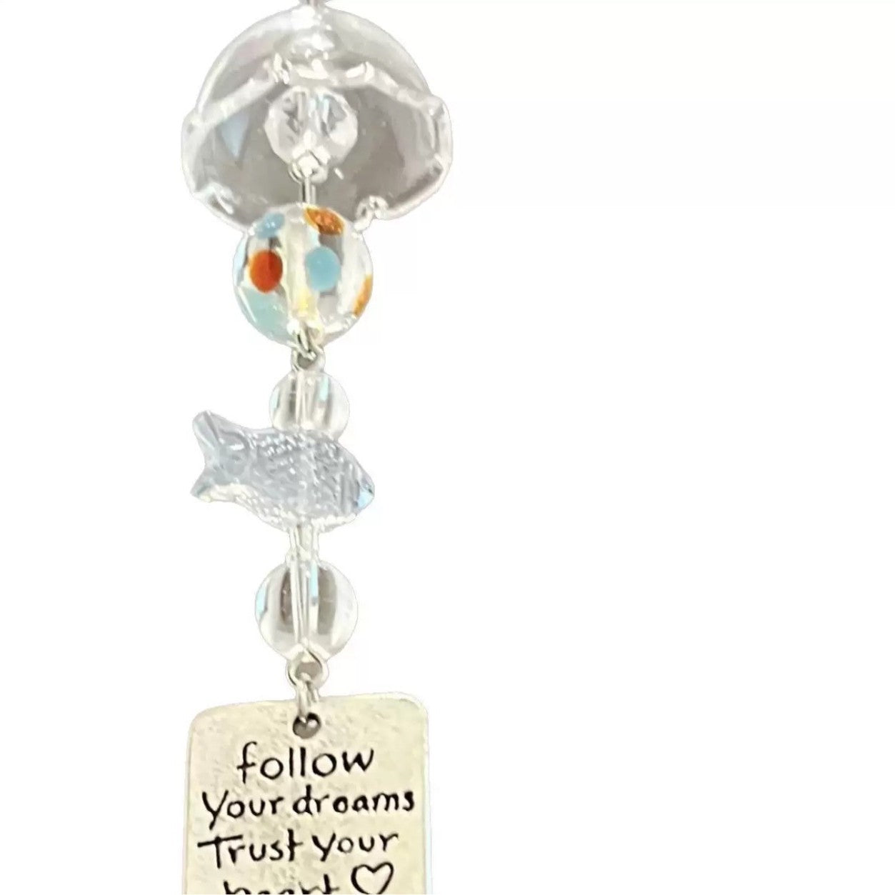 Wholesale Ins style goldfish wind chime phone case pendant