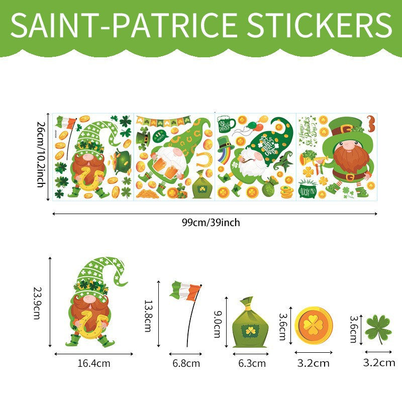 Wholesale St. Patrick's Day Window Stickers Decoration