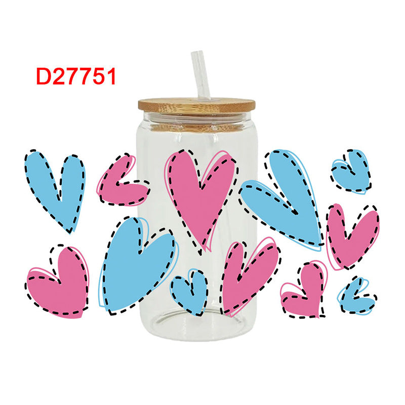 Wholesale UV Transfer Paste Glass Crystal Label Crystal Paste 16OZ UV DTF WRAPS