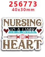 Wholesale Random 30pcs Colored Nurse's Day Series  Acrylic Flatback