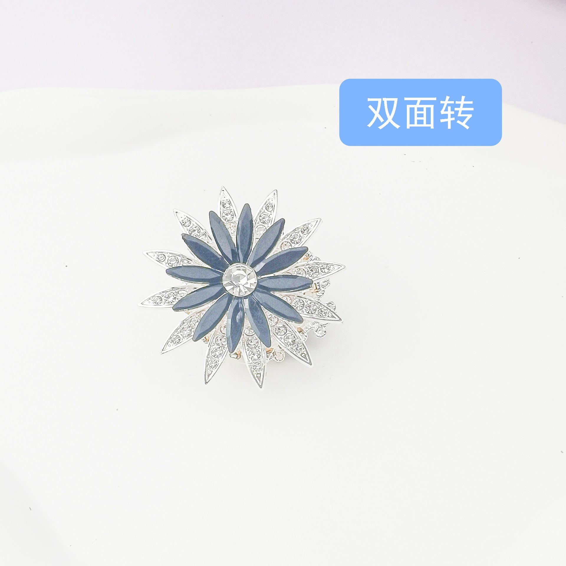 Wholesale 5pcs Tide double-sided spinning sunflower Acrylic Beads