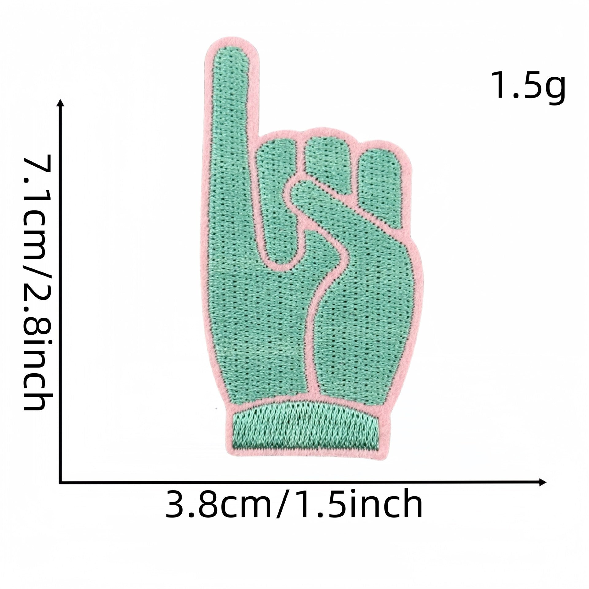 Wholesale Cartoon Green  Embroider Cloth DIY Patches