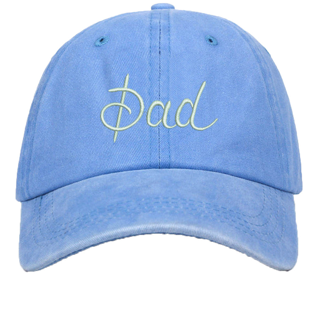 Wholesale Washed Cotton DAD MOM 3D Embroidered Baseball Cap
