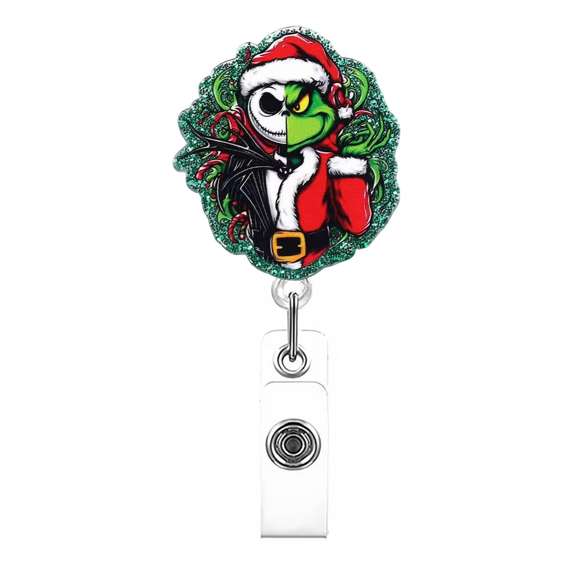 Wholesale Christmas Colored Bow Badge Reels