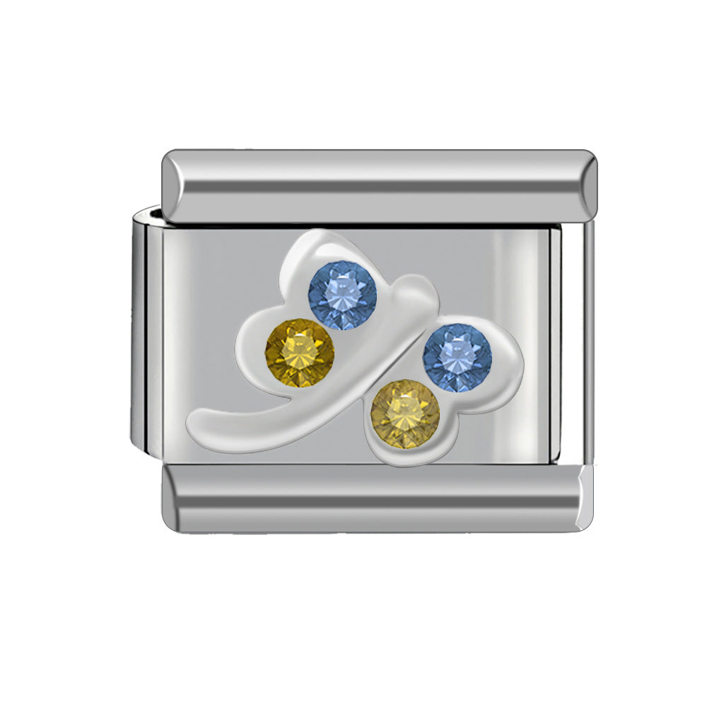 Wholesale Italian Charm Bracelet 9mm DIY Spliced Detachable Cute Pattern Combination Bracelet