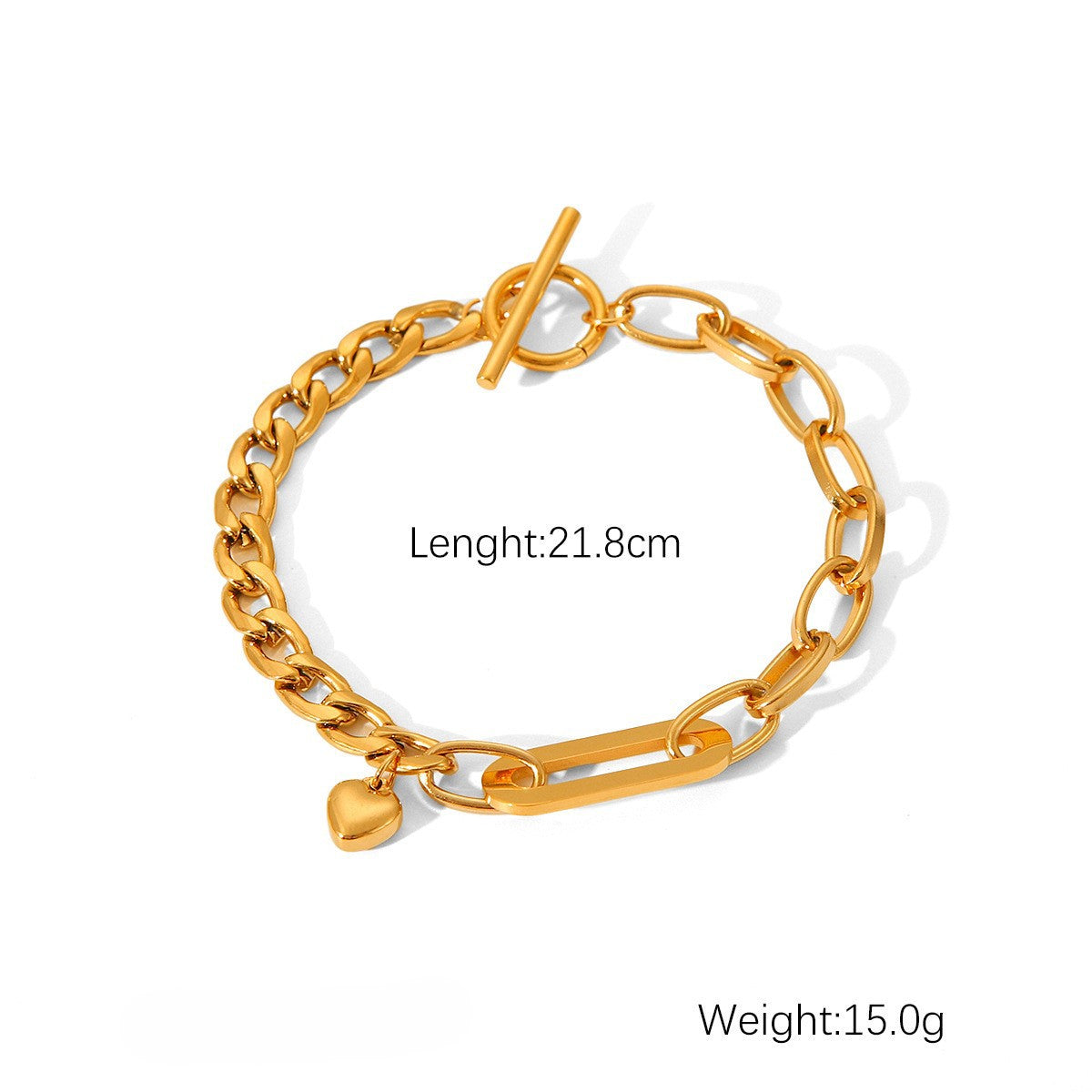 Wholesale Stainless steel geometric element men' s bracelet