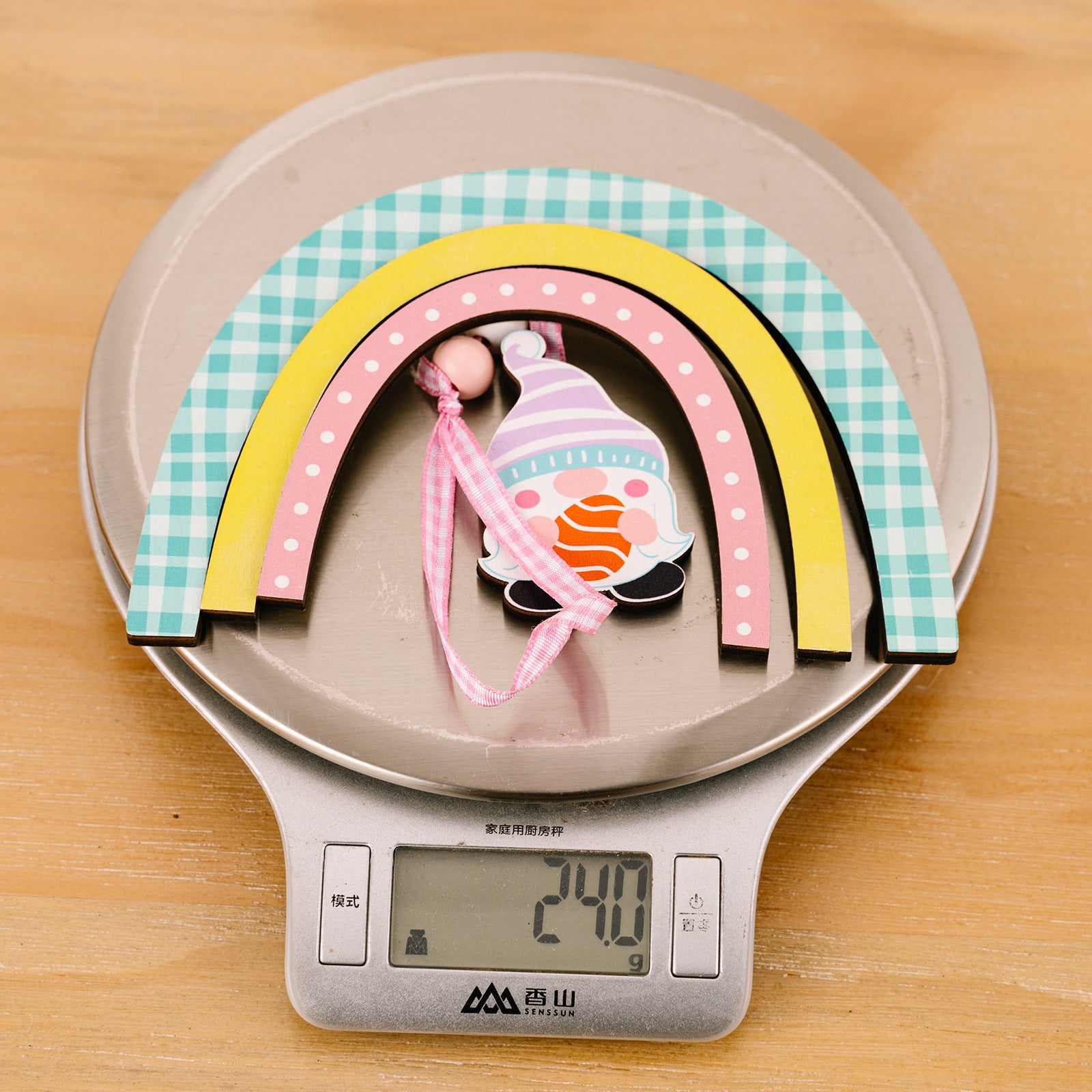 Wholesale Easter Wooden Rabbit Egg Hanging Accessories