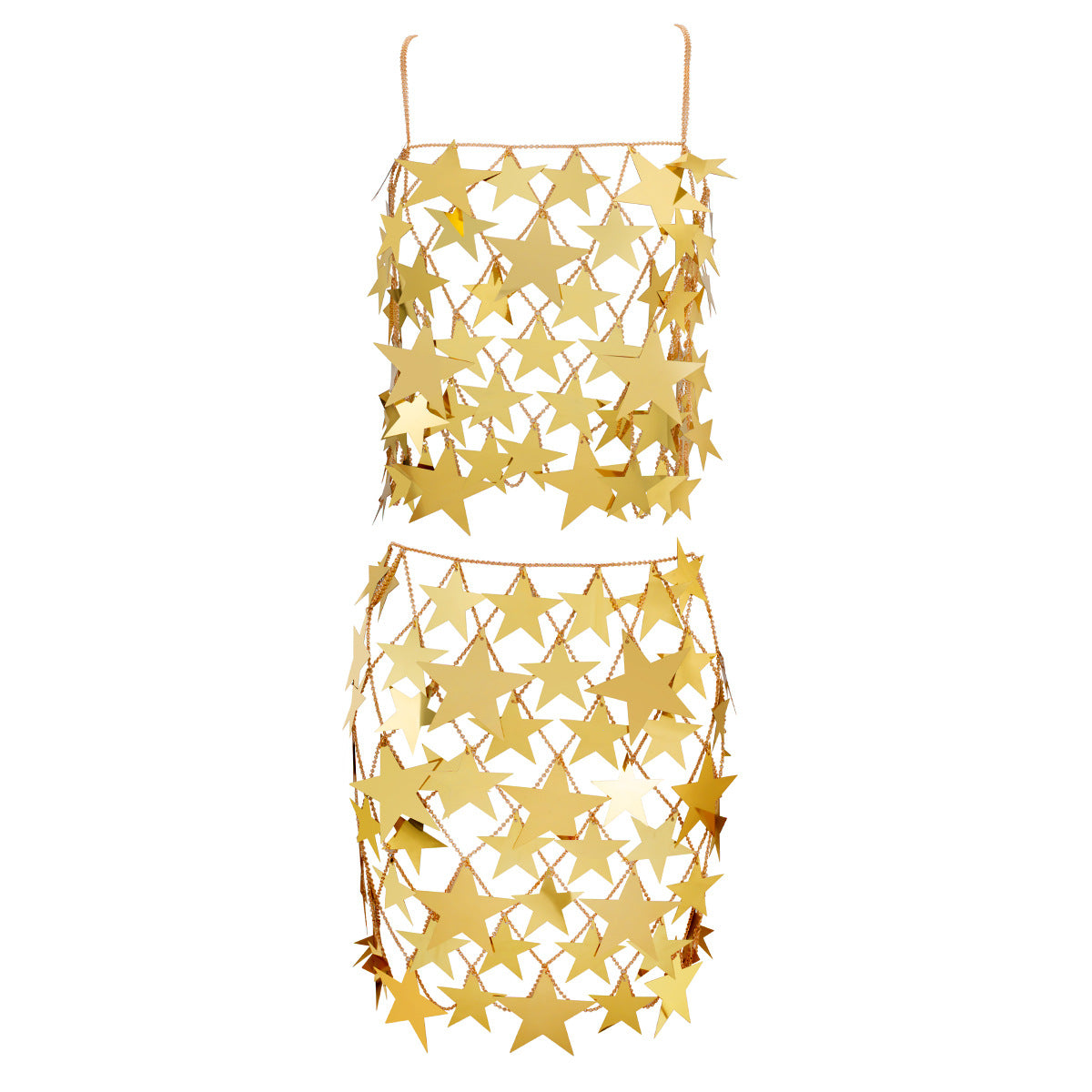 Wholesale Star Sequin Hollow Sequin Body Chain