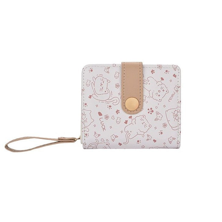 Wholesale Simple cute  buckle multifunctional wallet