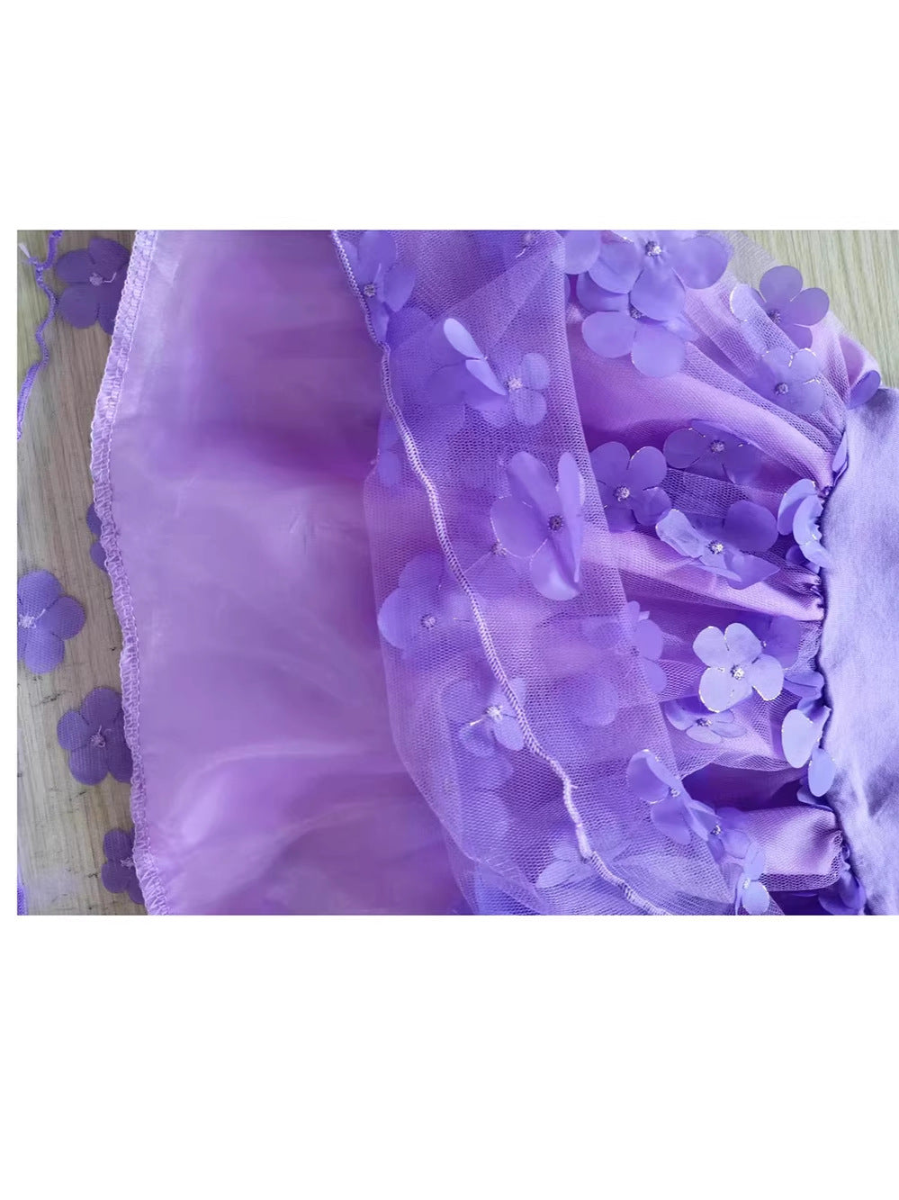 Wholesale Cotton Blend Flower Princess Tulle Dress For Toddler Girls Summer Party