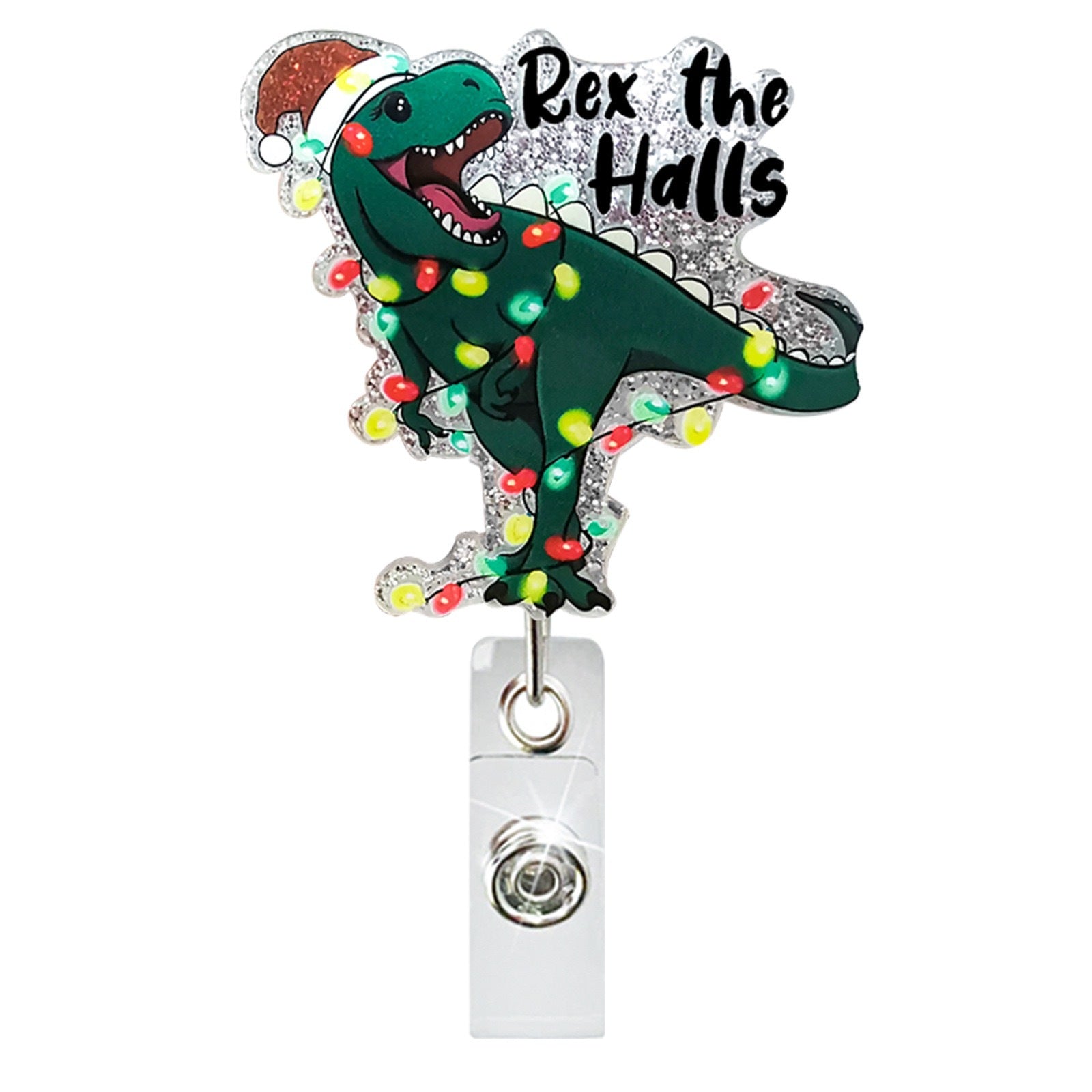 Wholesale Christmas Cute Animals Badge Reels