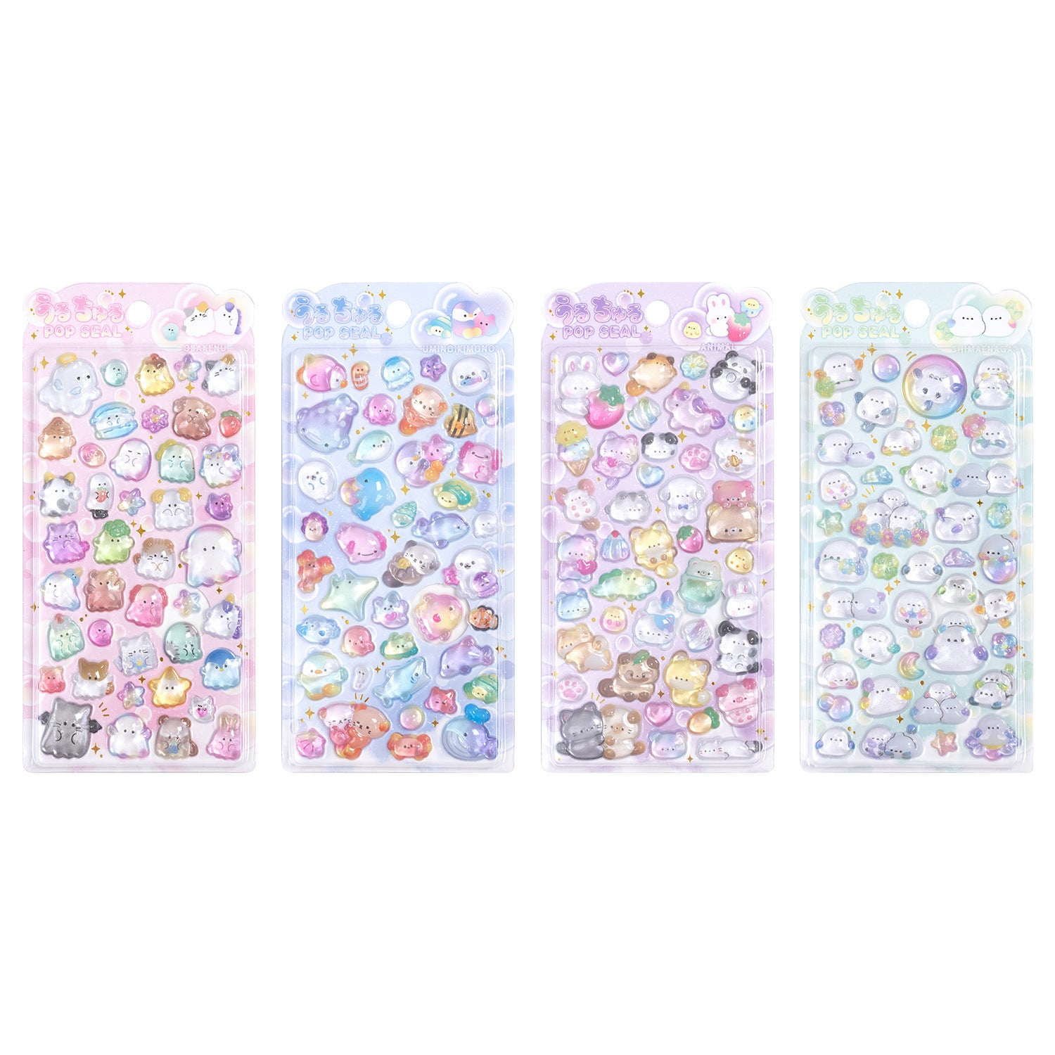 Wholesale Cartoon Animal Star Ghost 3D Stickers