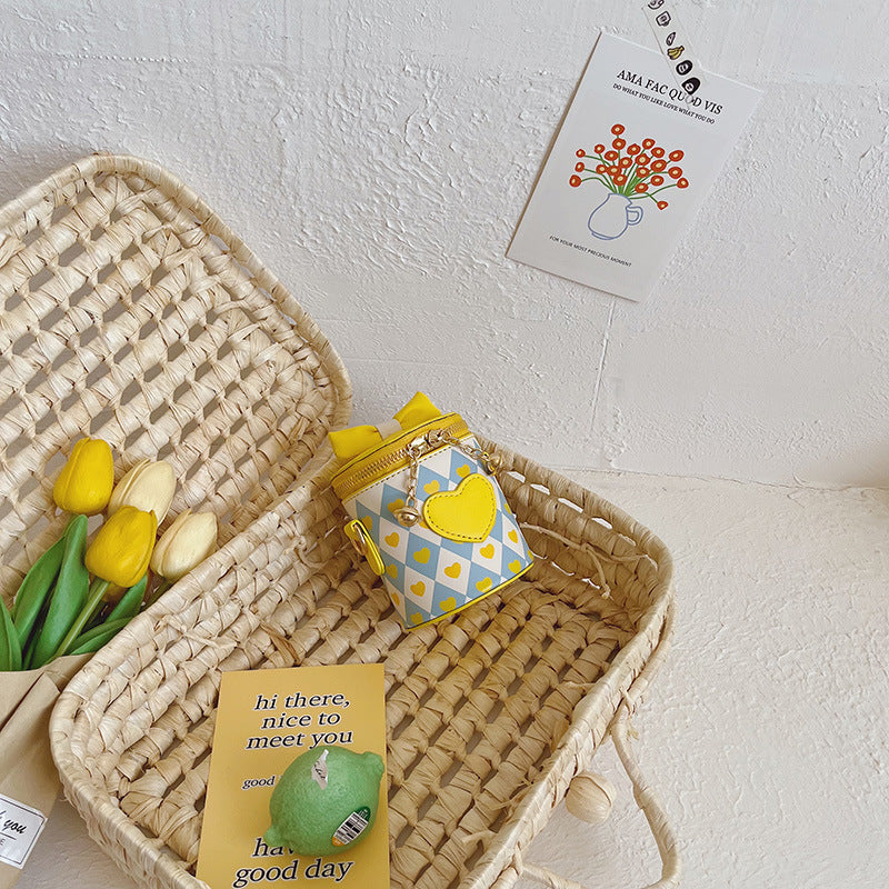 Wholesale PU Kids Bag One Shoulder Messenger Coin Purse