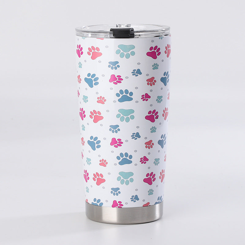 Wholesale Tumbler Stainless Steel Double-layer Spray Painted Ice Bullies Cup