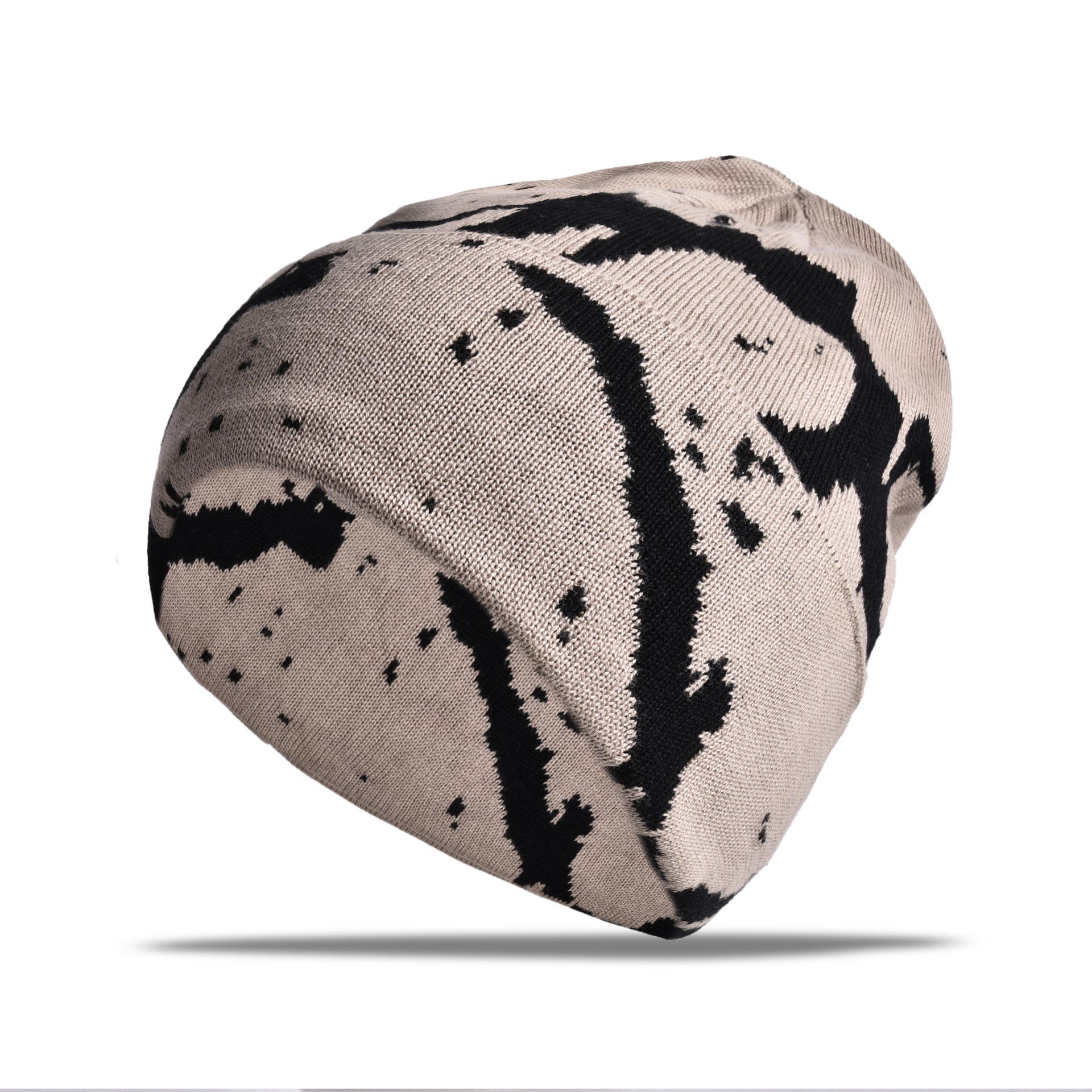 Wholesale Double-sided Jacquard Lettering Embroidered Knitted Cold Hat