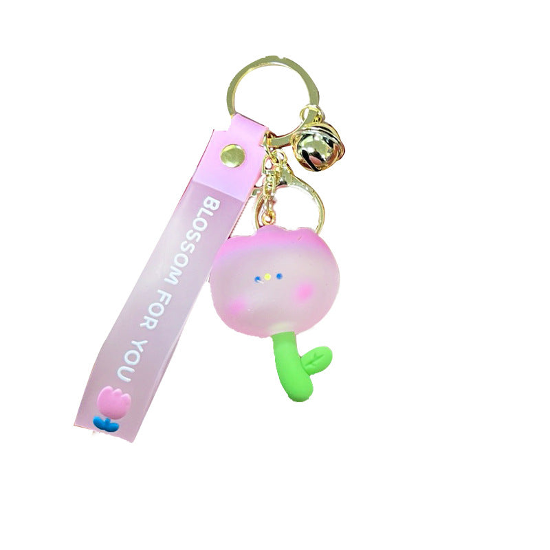 Wholesale Resin Tulip Keychain