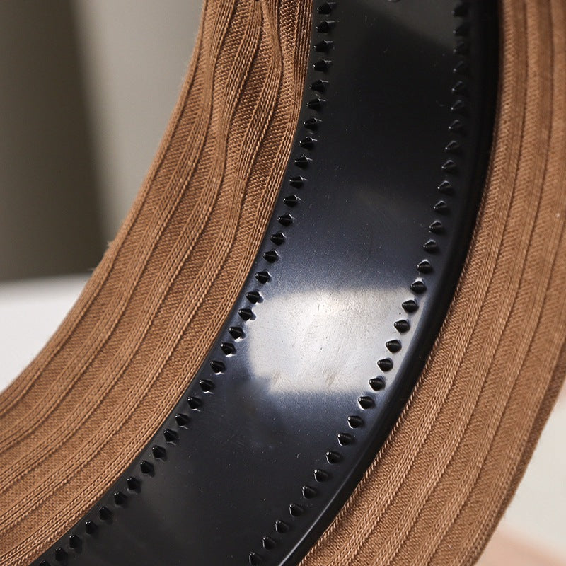 Wholesale French knitted widened headband fabric headband