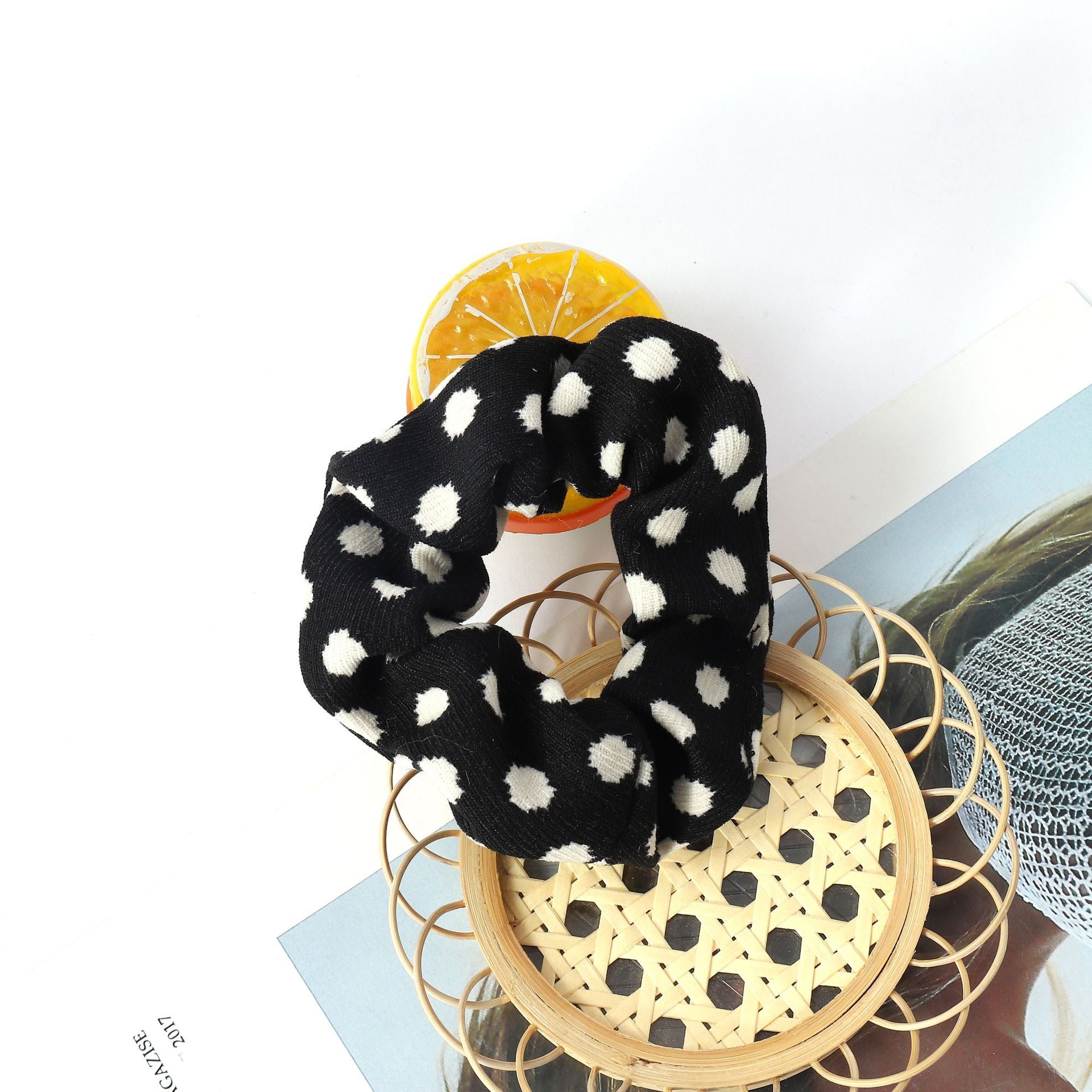 Tela al por mayor corbata de cabello de intestino