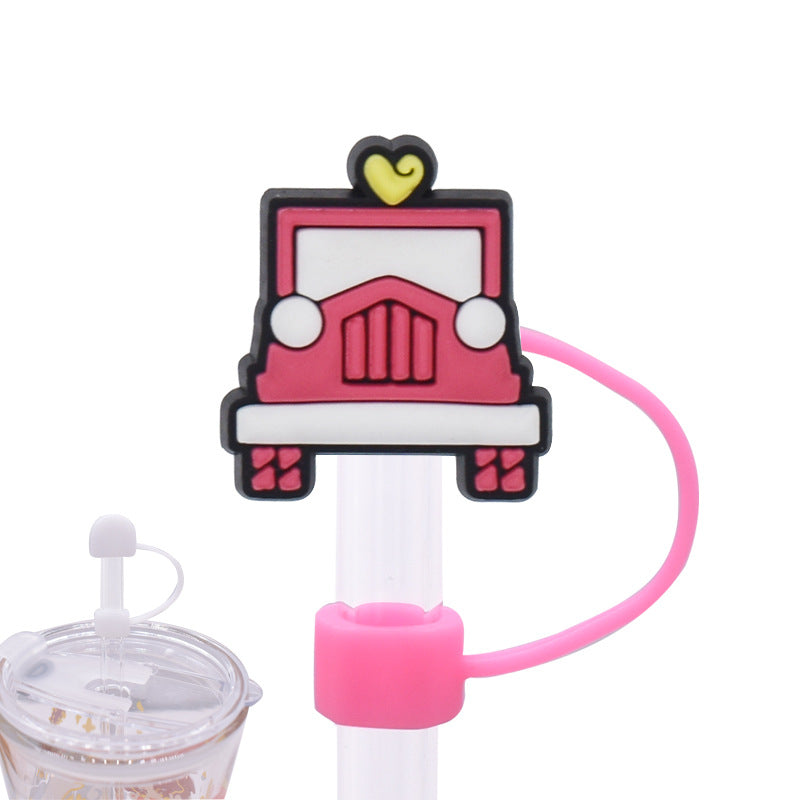 Wholesale Random 100pcs 10MM Pink Dust Plug Straw Hat Creative DIY Straw Accessories