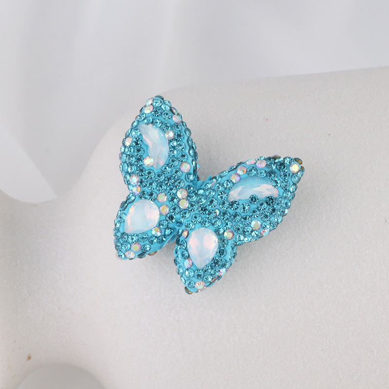 Wholesale DIY Colorful Butterfly Soft Clay Diamond Balls