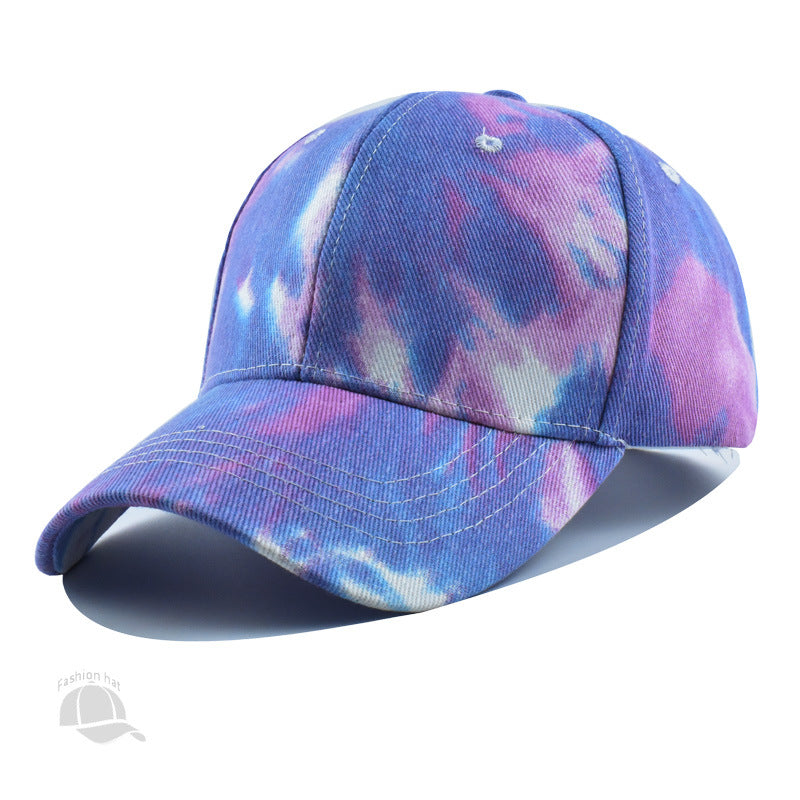 Wholesale Graffiti Tie Dyeing Fashion Personality Outdoor Leisure Travel Sunshade Baseball Hat