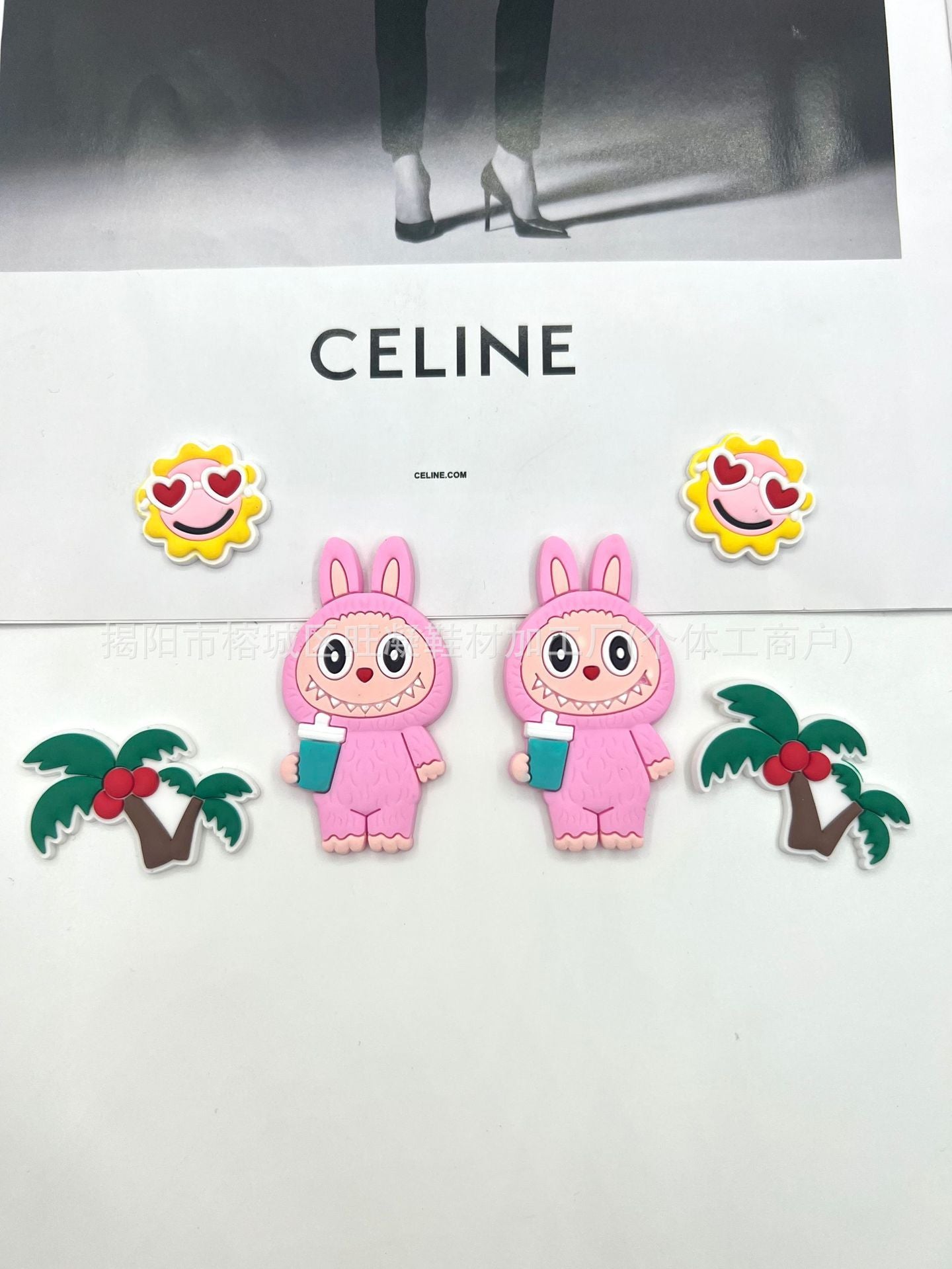 Wholesale DIY Perforated Shoe Buckles DIY Soft Rubber Shoe Buckles OLY Exclusive