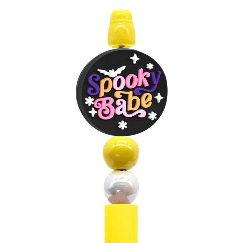 Wholesale 100pcs Creative DIY Halloween Skull Soft Beads