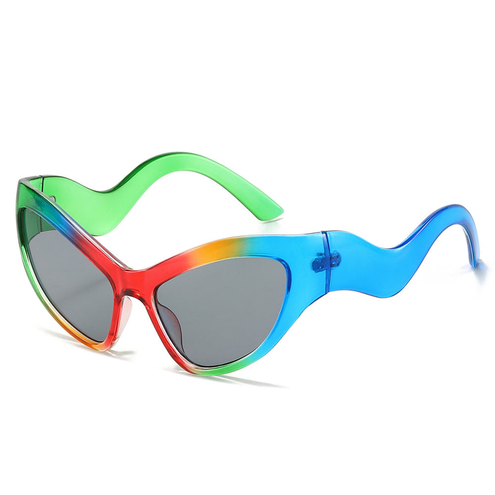 Wholesale Cat Eye Rainbow Sunglasses