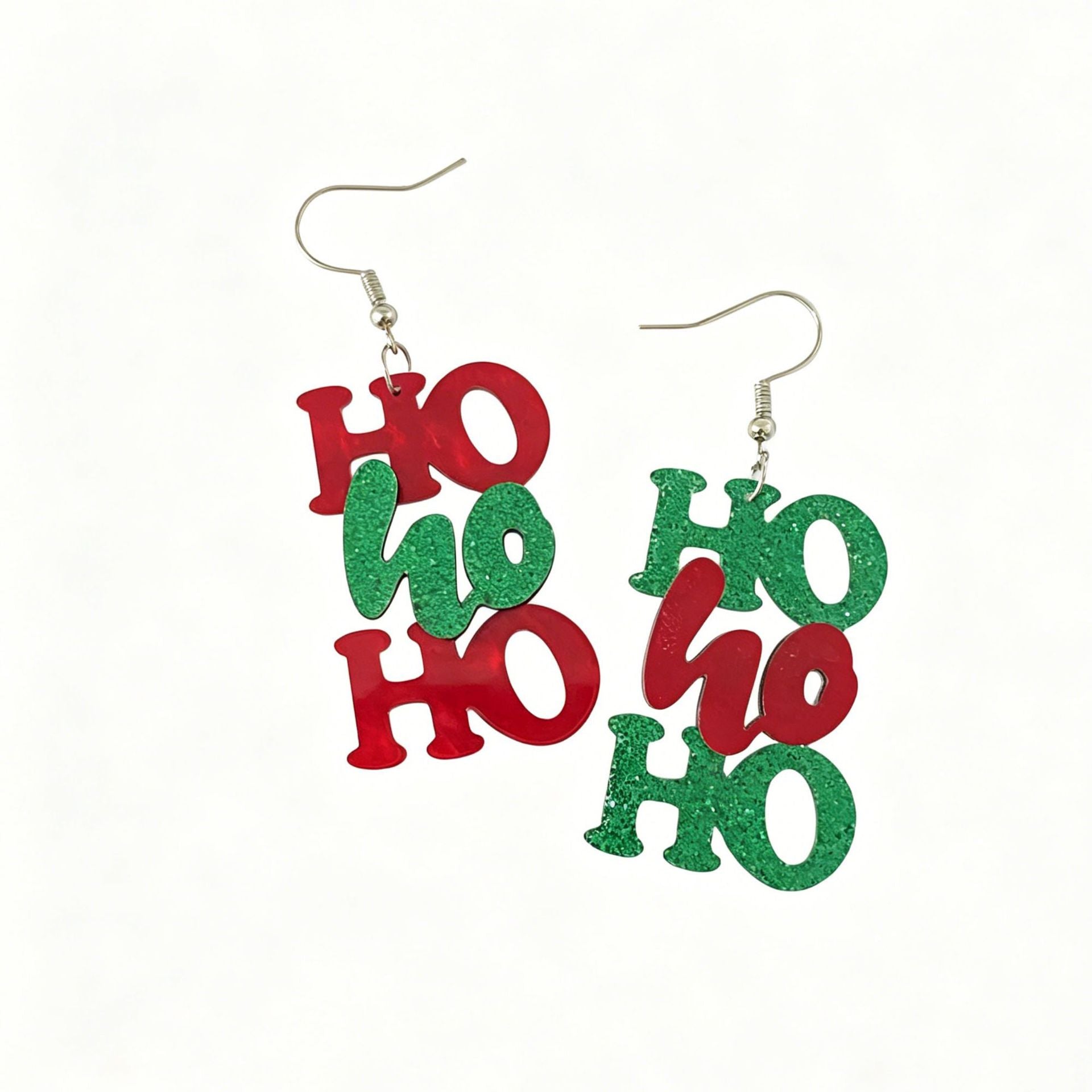 Wholesale Christmas Tree Acrylic Earrings Sweet Holiday Party Jewelry For Women Gift Boutique Resale