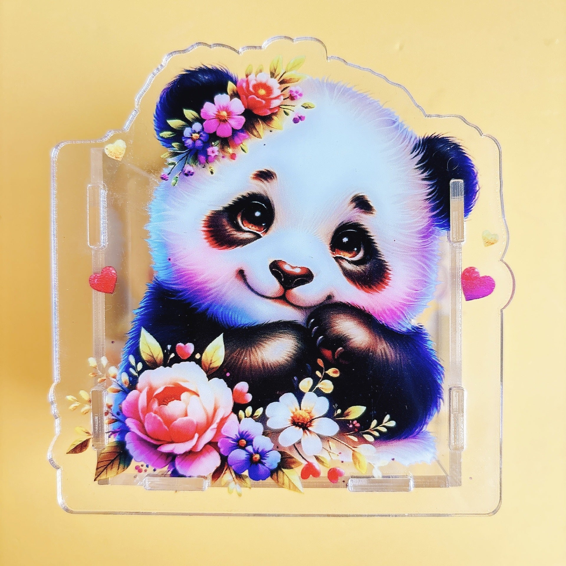 Wholesale Cute cat dog and cow animal acrylic pen holder OLY Exclusive