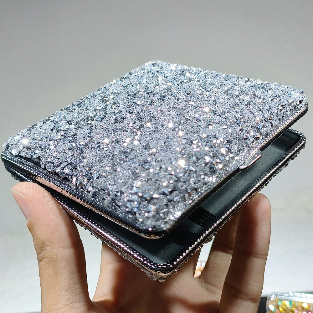 Wholesale Fashionable Resin Random Diamond Women's Cigarette Boxes