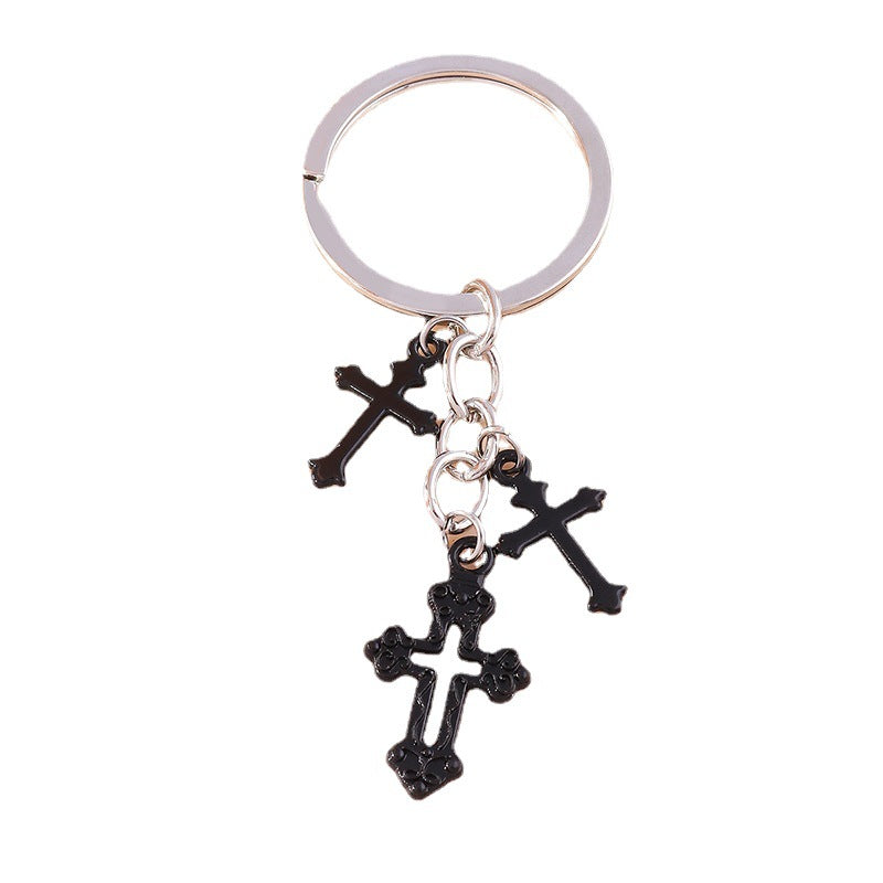 Wholesale Vintage Cross Metal Keychains