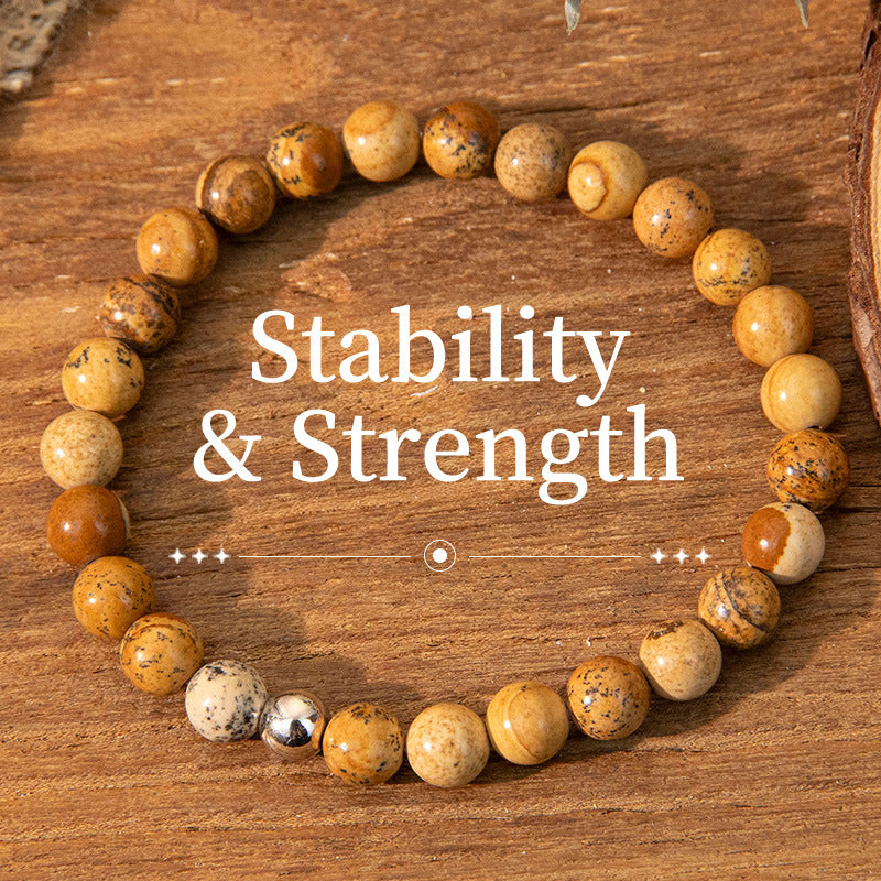 Wholesale Bohemian Love Stone Multi layered Stacked Crystal Bracelet