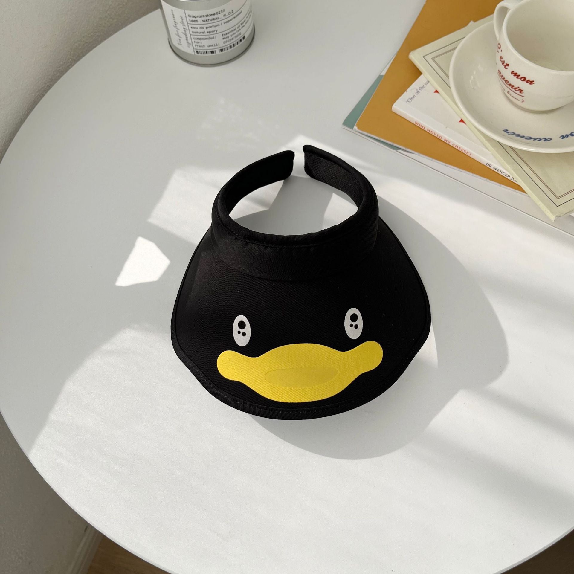 Summerante de verano de algodón para niños dibujos animados de pato amarillo