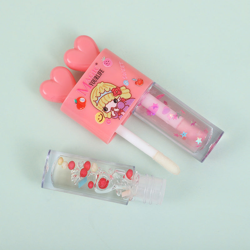 Wholesale 24PCS/PACK Plastic Fruit Flavor Lip Gloss