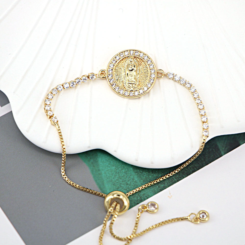 Wholesale Copper Micropaved Zirconia Bracelet