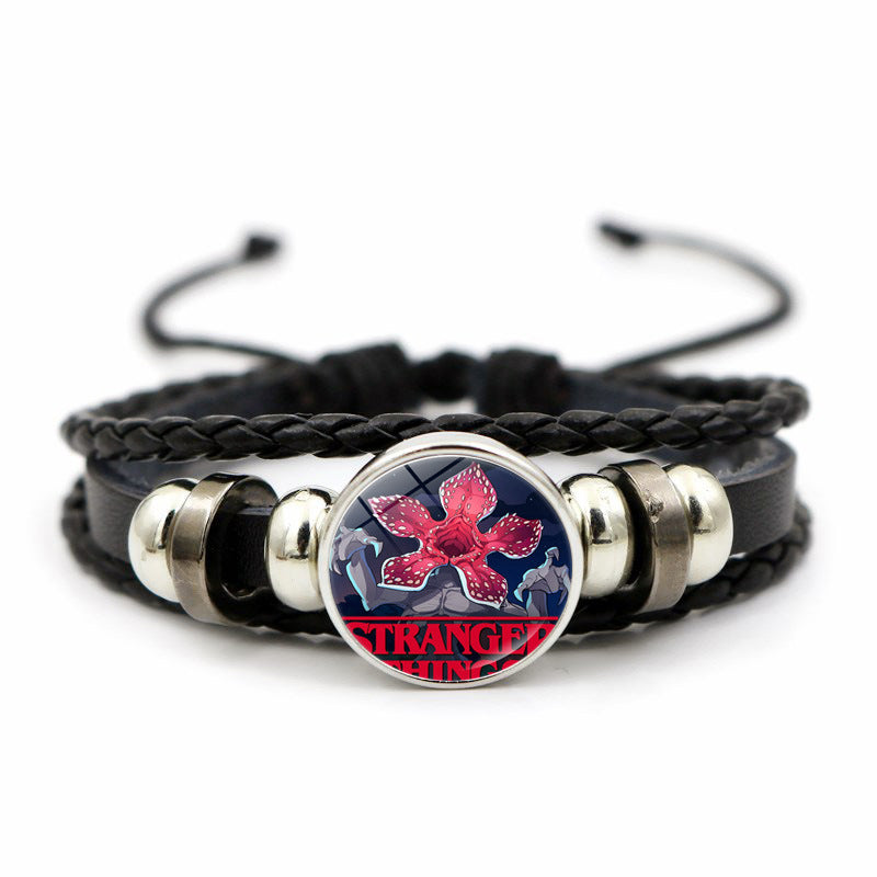 Wholesale Red Monster Time Stone Weaving Bracelet OLY Exclusive