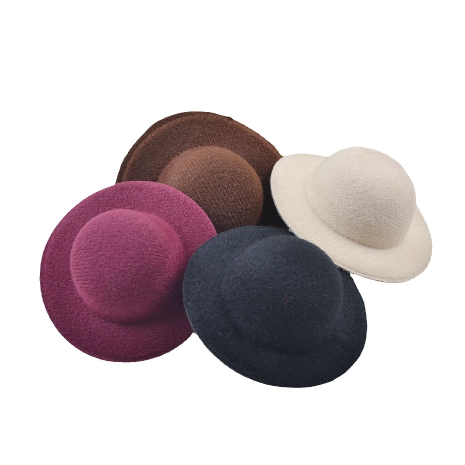 Wholesale M116-12 napping hat bare hat hairpin jewelry hat embryo small jewelry raw materials decorative bare hat 7cm