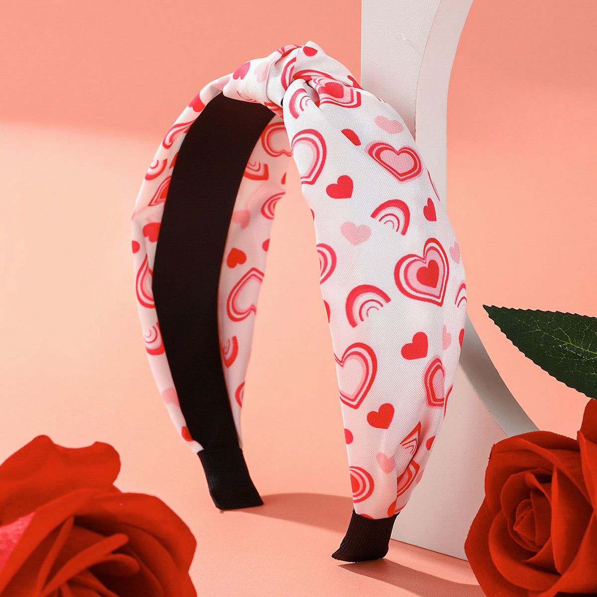 Wholesale Valentine's Day Love Fabric Pink Y2k High Heels Pattern Pattern Hair Accessories