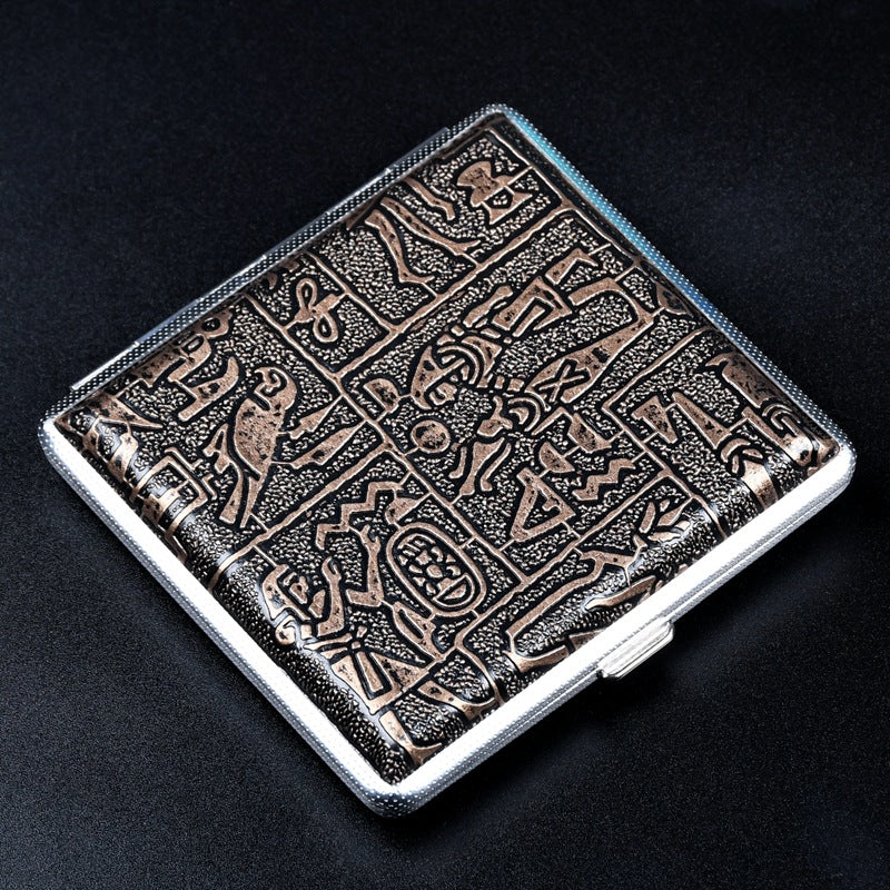 Wholesale 20 Pack Men's Independent Windproof Leather Cigarette Box